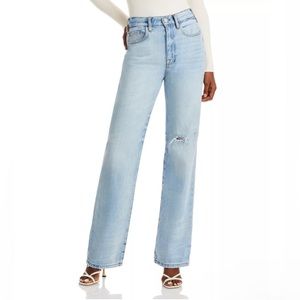 Frame Le Jane Ultra High Rise Straight Fit Size 27 Full Length NWT